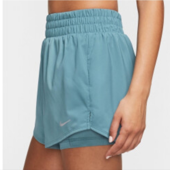 Nike Pants - Size XS Nike dri-fit teal shorts with built in shorts
